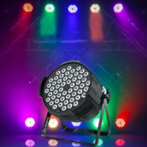 LED lumière Par 54x3W effet d'éclairage Flat Par DJ Disco Lamp Projector DMX