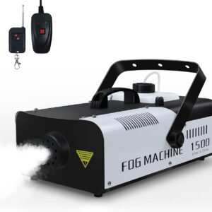 Machine à fumée professionnelle de 1500 watts et 16000 CFM avec 2 contrôleurs